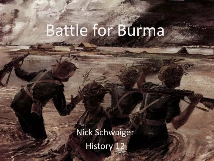 battle for burma
