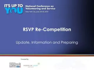 RSVP Re-Competition