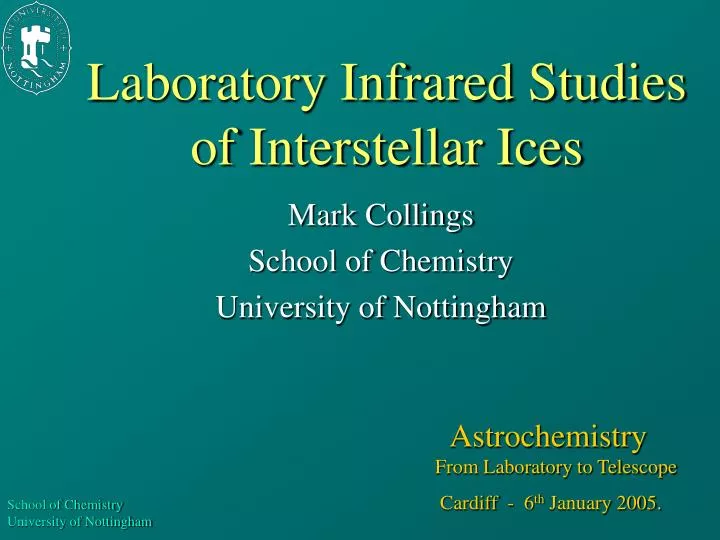 laboratory infrared studies of interstellar ices