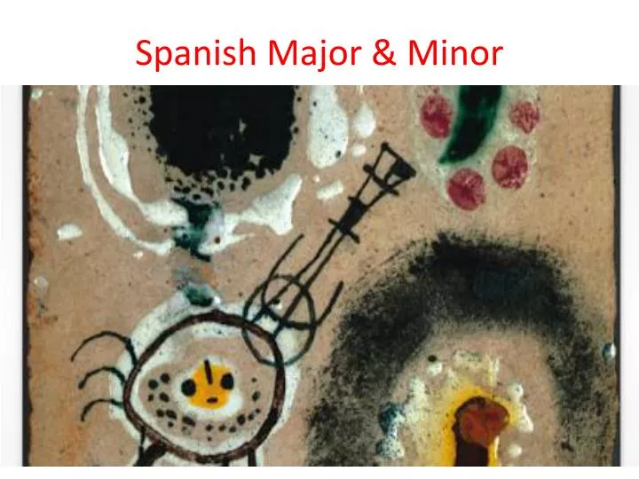 spanish major minor