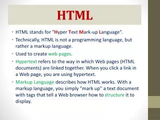 HTML