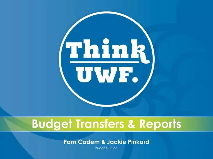 budget transfers reports