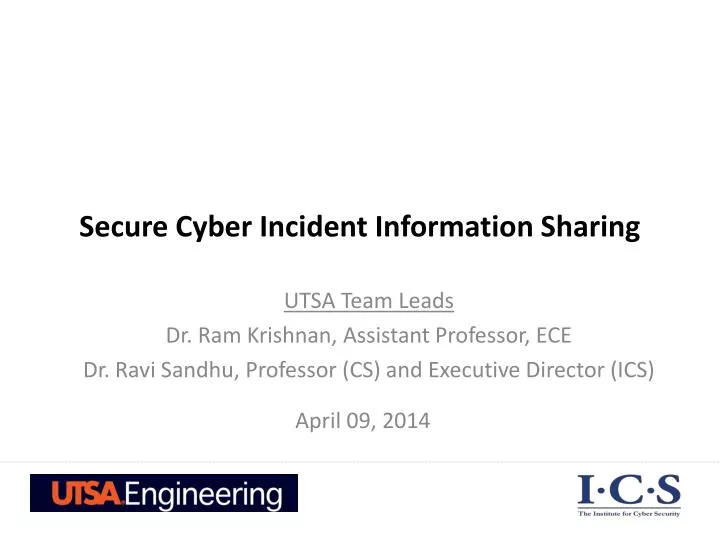 secure cyber incident information sharing