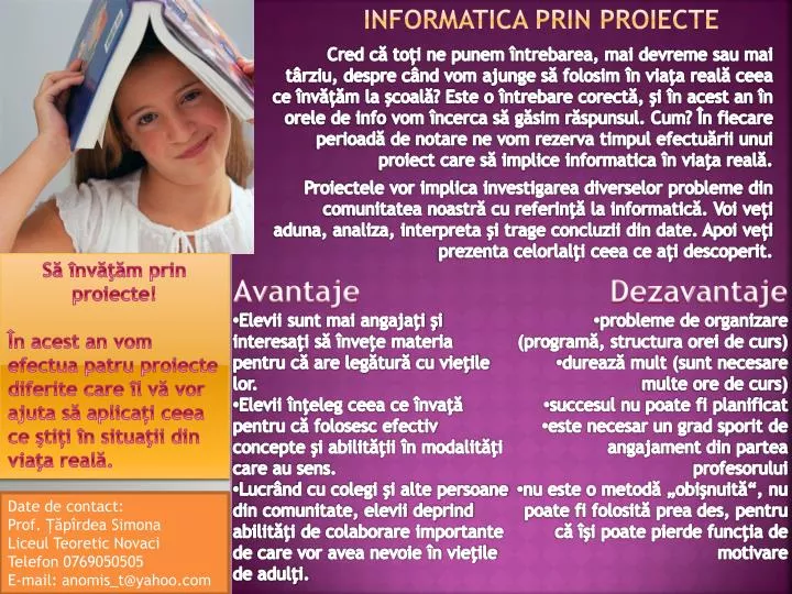 informatica prin proiecte