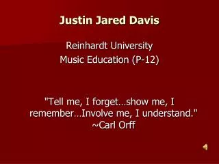 Justin Jared Davis