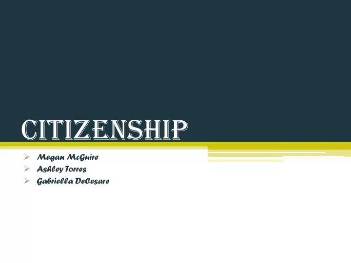 citizenship