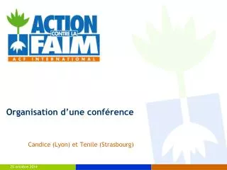 organisation d une conf rence