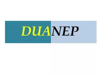 dua nep