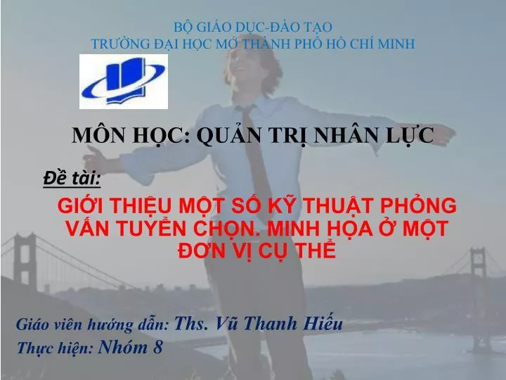 b gi o d c o t o tr ng i h c m th nh ph h ch minh