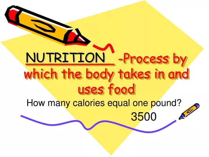 process by which the body takes in and uses food