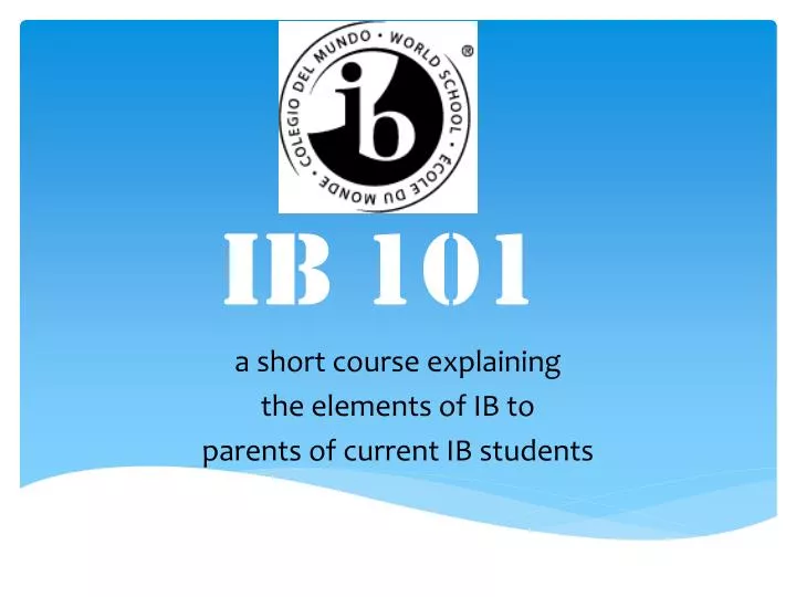 ib 101