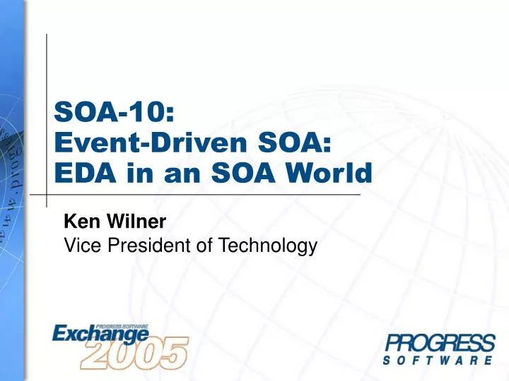 soa 10 event driven soa eda in an soa world