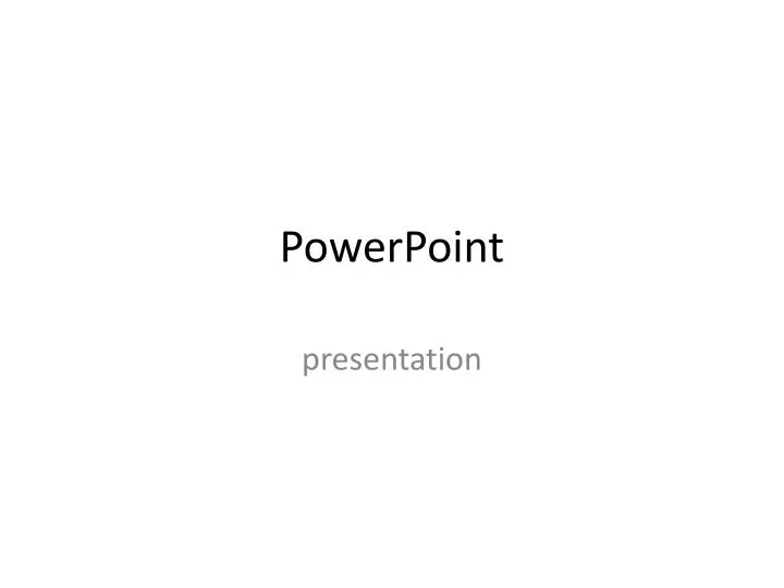 powerpoint