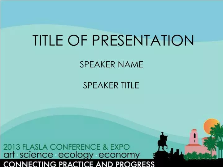 title of presentation