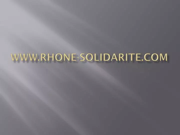 www rhone solidarite com