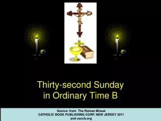 Thirty-second Sunday in Ordinary Time B