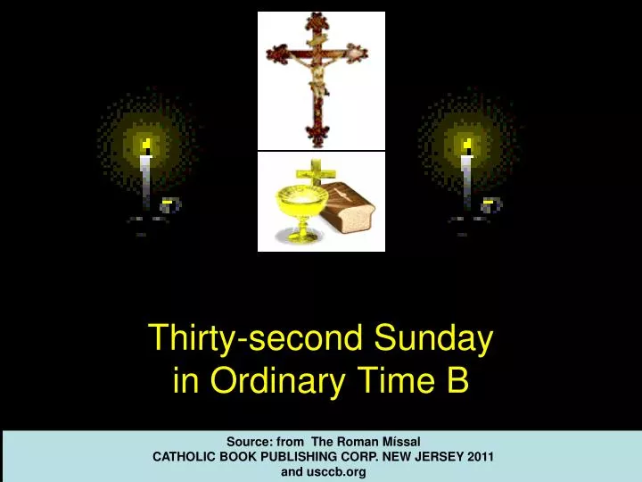 thirty second sunday in ordinary time b