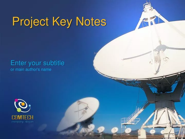 project key notes