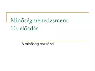 min s gmenedzsment 10 el ad s