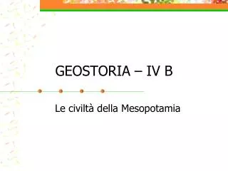 geostoria iv b