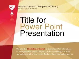 title for power point presentation