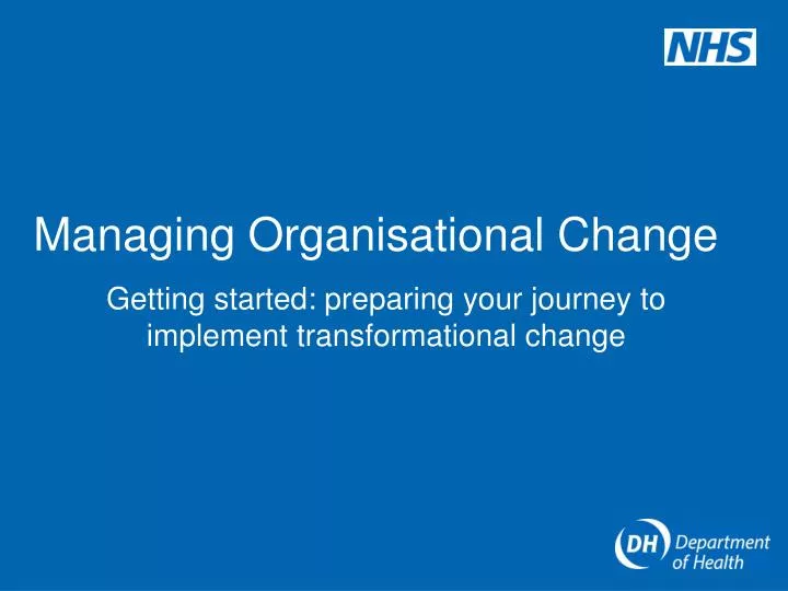 managing organisational change
