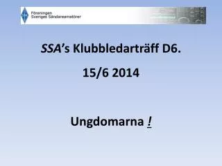 ssa s klubbledartr ff d6 15 6 2014 ungdomarna