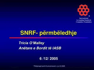 snrf p rmb ledhje