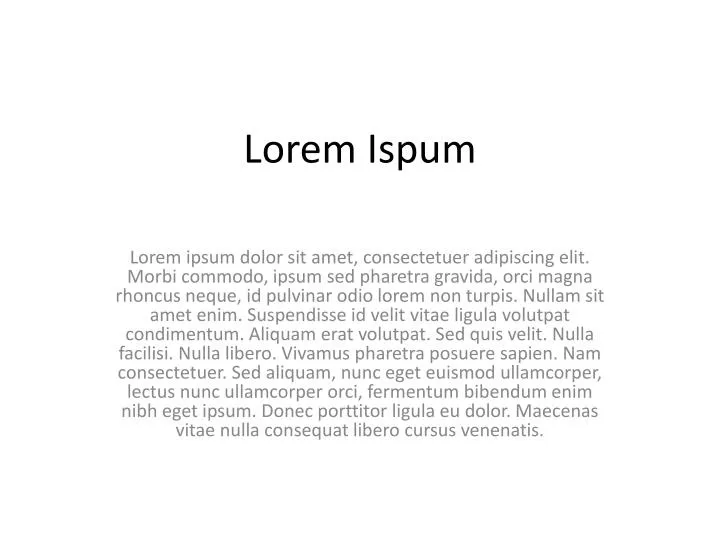 lorem ispum