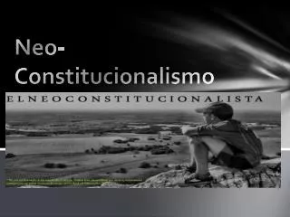 neo constitucionalismo