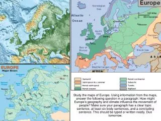 Europe Geography EC