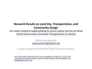 Active Living Research activelivingresearch