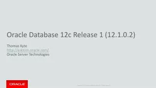 Oracle Database 12c Release 1 (12.1.0.2 )