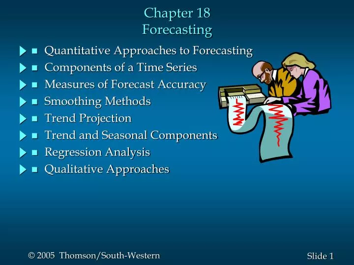 chapter 18 forecasting