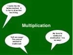 Multiplication - slide 1