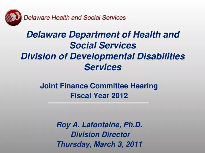 delaware department of health and social services division of developmental disabilities services