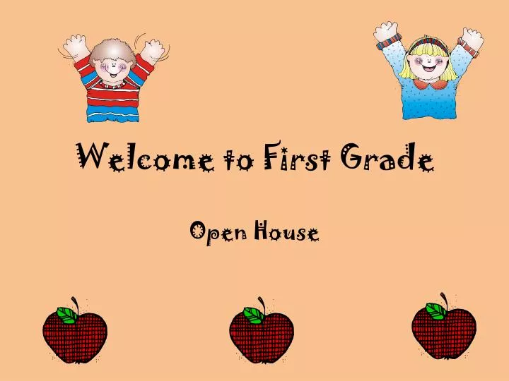 welcome to first grade