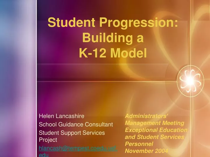student progression building a k 12 model