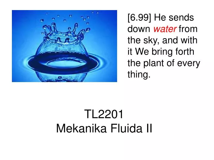 tl2201 mekanika fluida ii