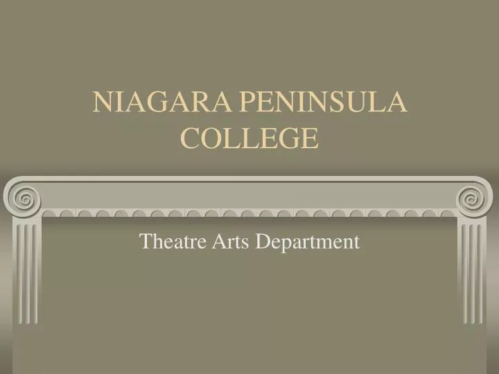 niagara peninsula college
