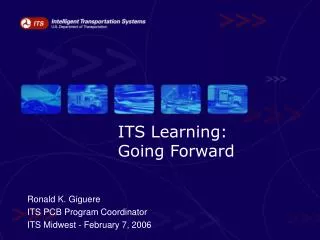 ITS Learning: Going Forward