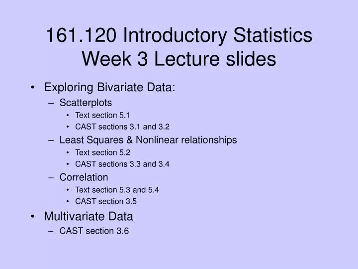 161 120 introductory statistics week 3 lecture slides