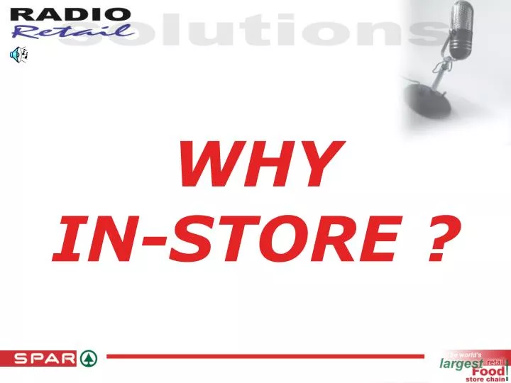 why in store