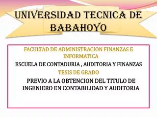 universidad tecnica de babahoyo