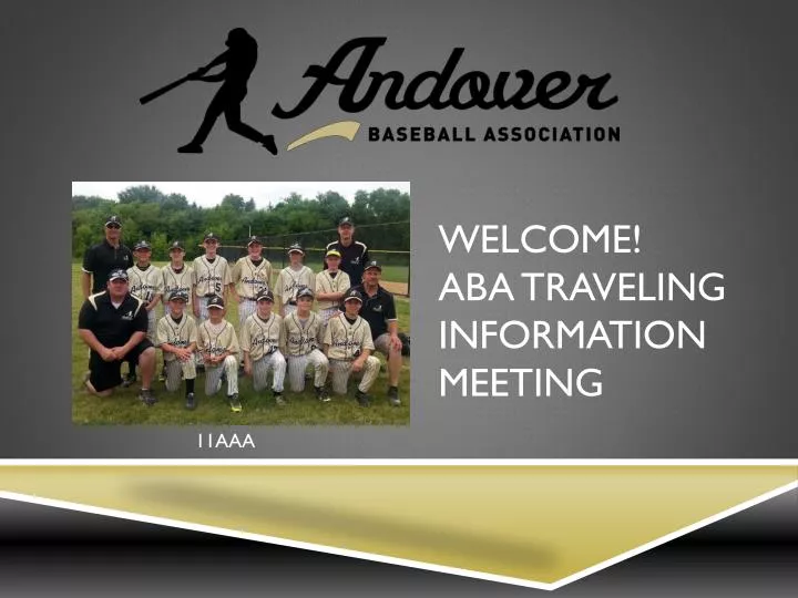 welcome aba traveling information meeting