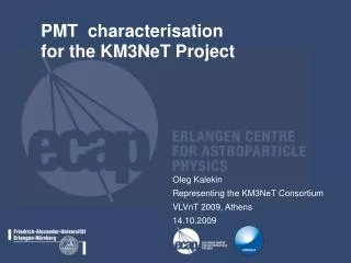 PMT characterisation for the KM3NeT Project