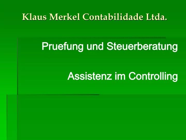 klaus merkel contabilidade ltda