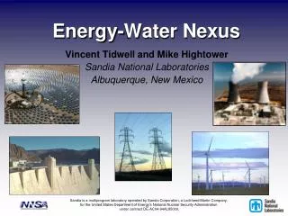 Energy-Water Nexus