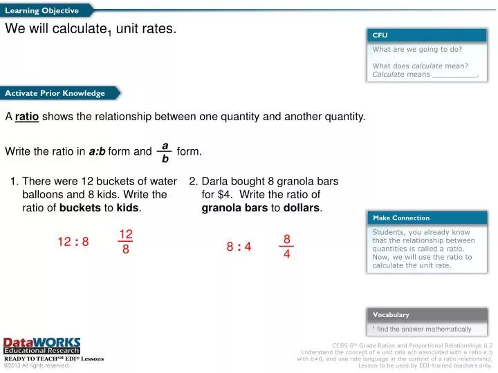 PPT What Are We Going To Do What Does Calculate Mean Calculate 