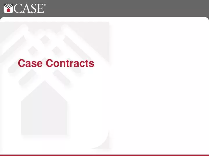 case contracts